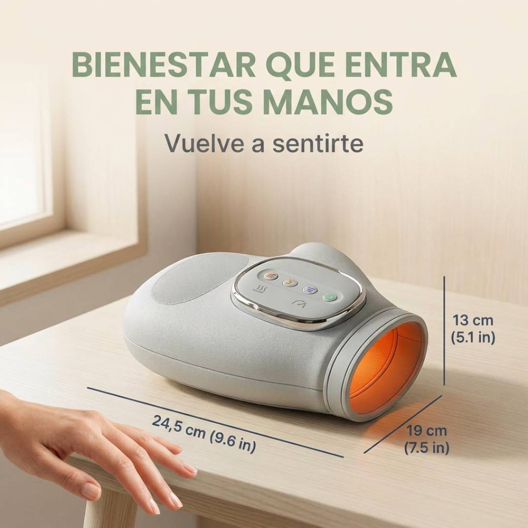 Vuelve a sentir tus manos normales en 15 min, sin esfuerzo.