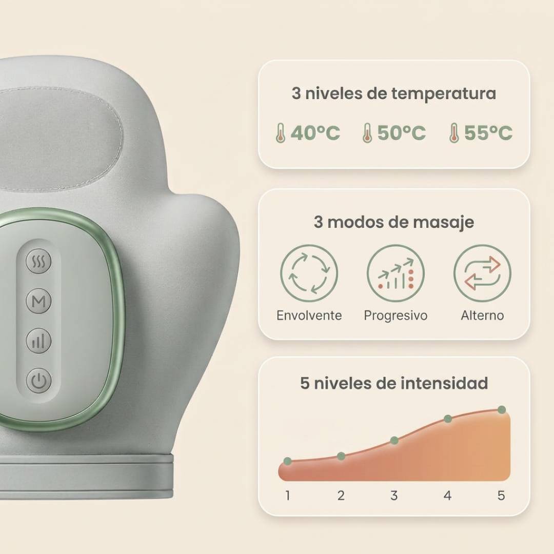 Vuelve a sentir tus manos normales en 15 min, sin esfuerzo.